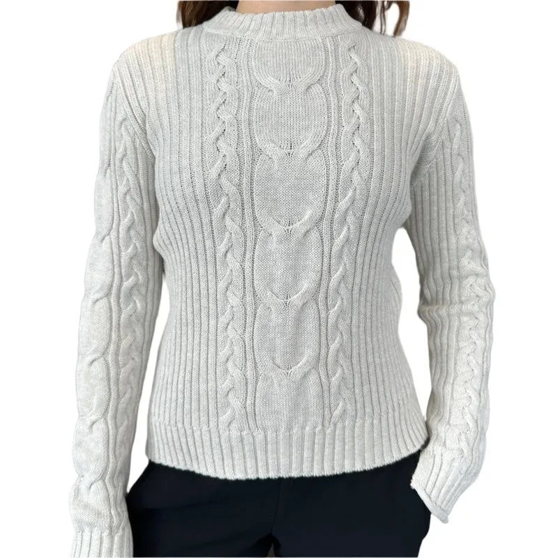 Alashan Cashmere Miranda Cable Sweater - Mineral