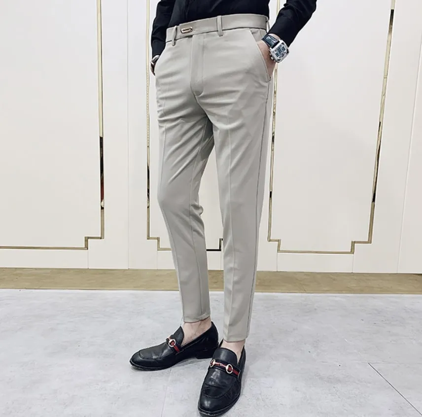 Antonios Khaki Casual Pants