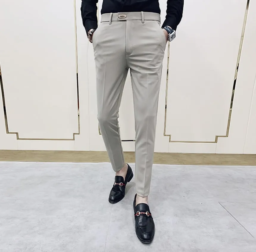 Antonios Khaki Casual Pants