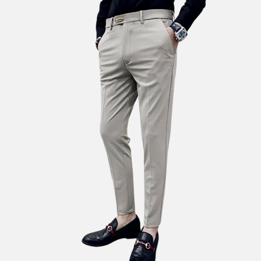 Antonios Khaki Casual Pants