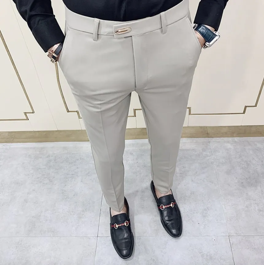 Antonios Khaki Casual Pants