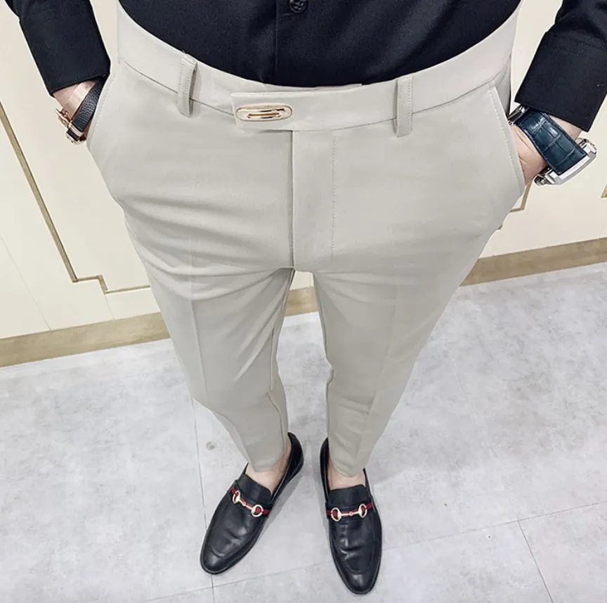 Antonios Khaki Casual Pants