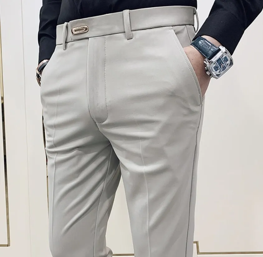 Antonios Khaki Casual Pants