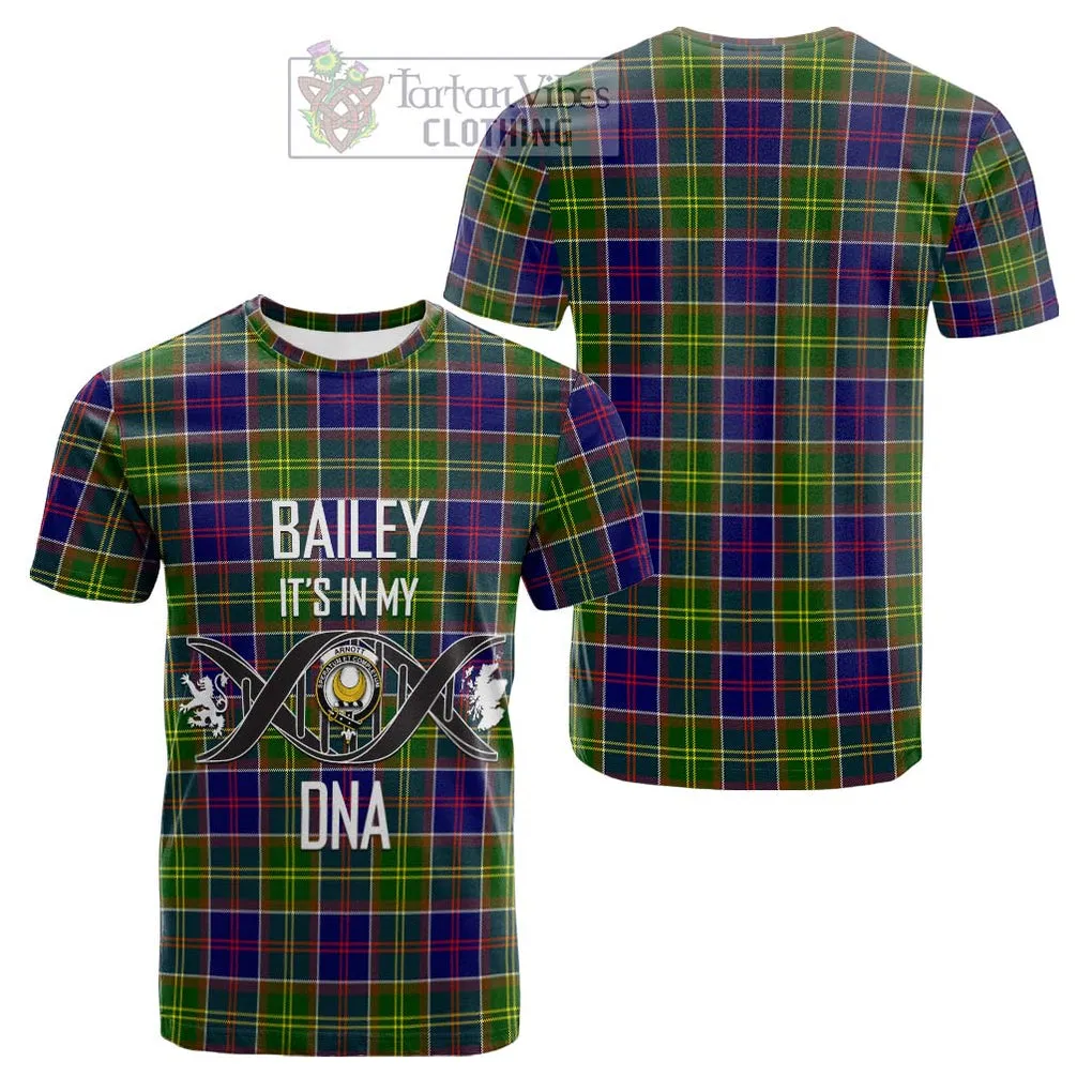 Arnott Tartan Cotton T-shirt with Family Crest DNA In Me Style