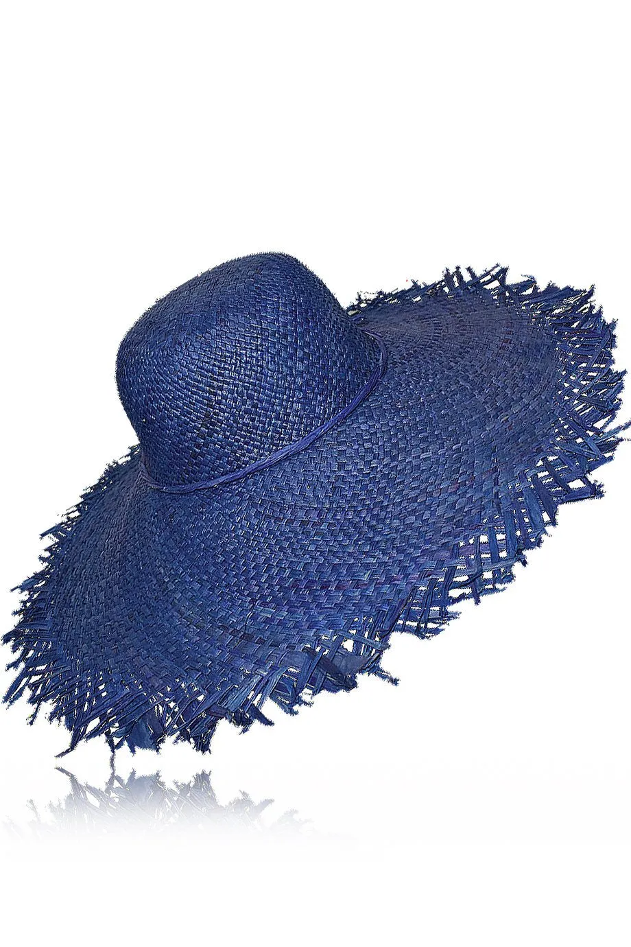 Avoria Blue Handmade Madagascar Hat