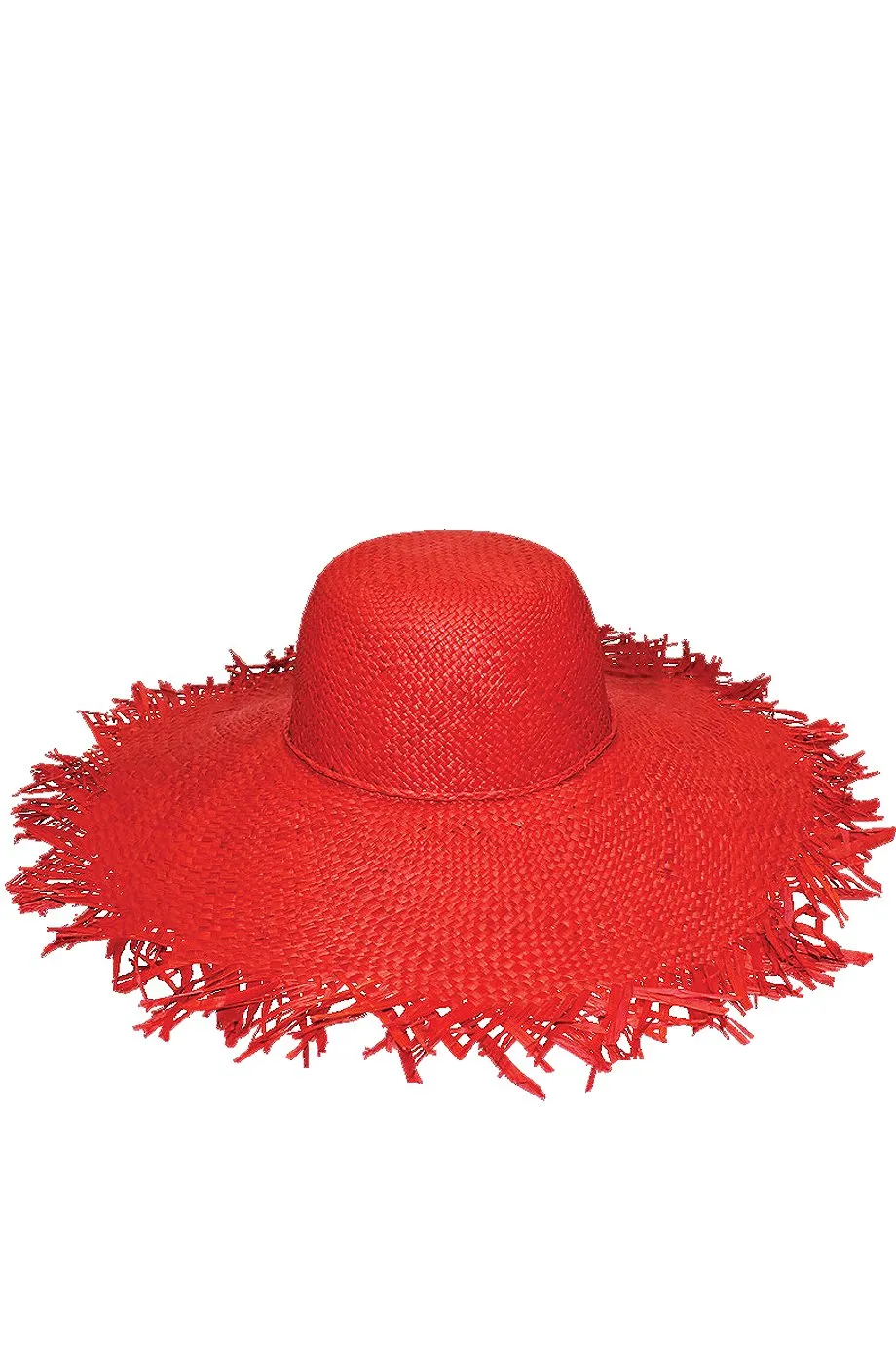 Avoria Red Handmade Madagascar Hat