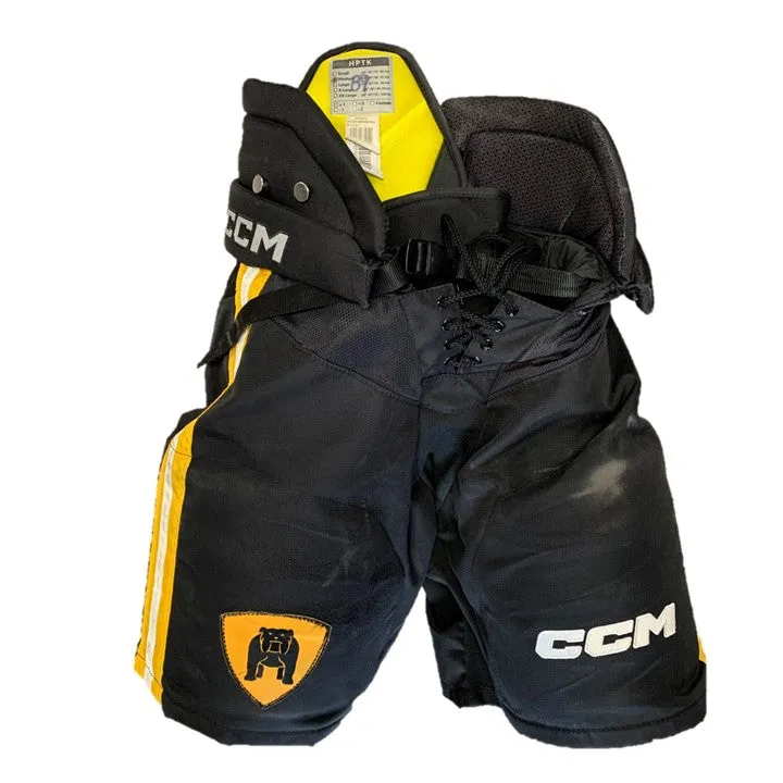 Used OHL Pro Stock Hockey Pants in Black/Yellow - CCM HPTK