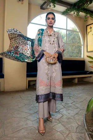 Chandelier by Mystique Unstitched 3 Piece Festive Lawn Collection'2022-FC-09