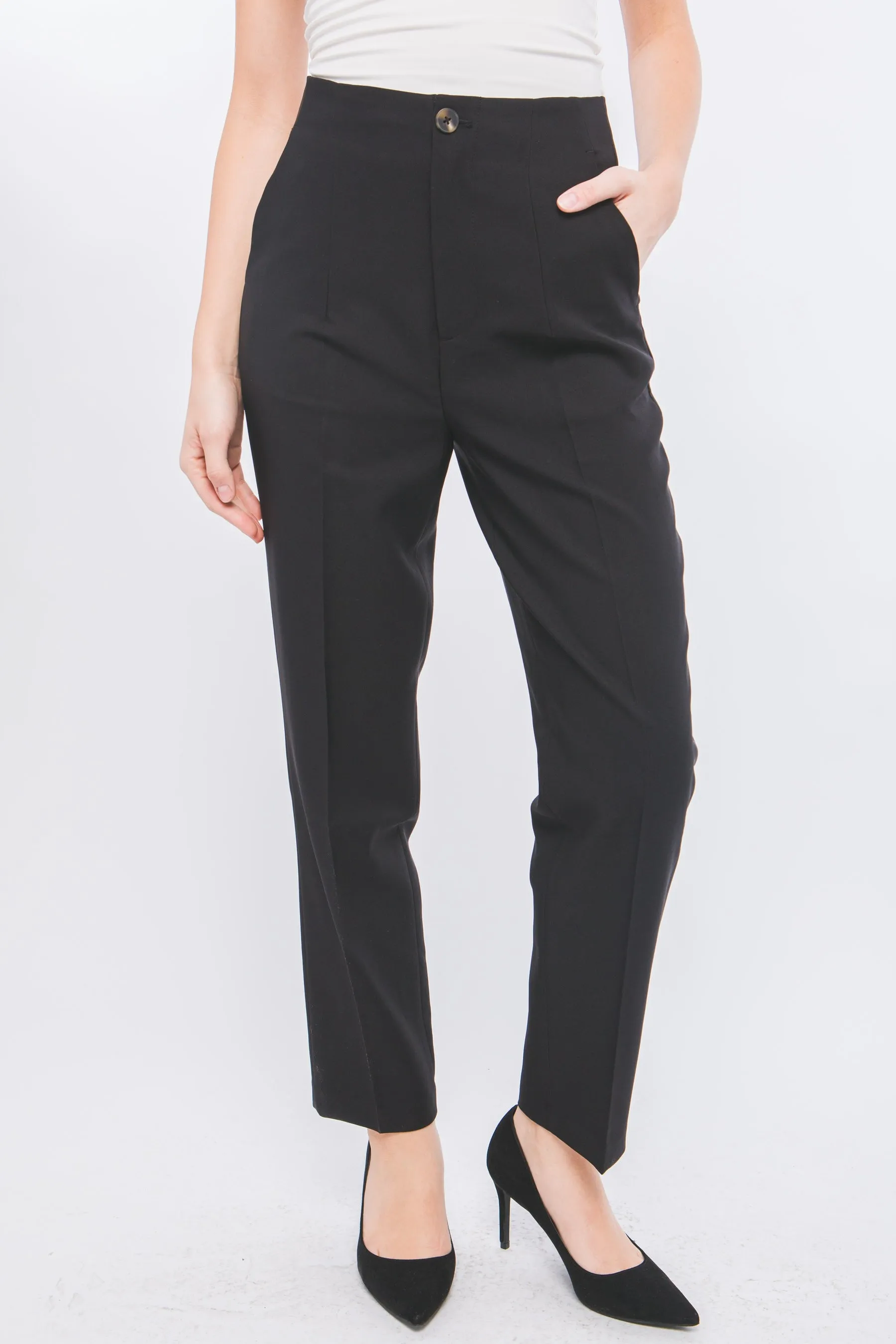 Charlotte Full Length Button Front Blazer Pant (Assorted Colors)