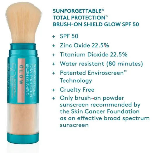 Colorescience Sunforgettable Total Protection Brush-On Shield GLOW SPF 50