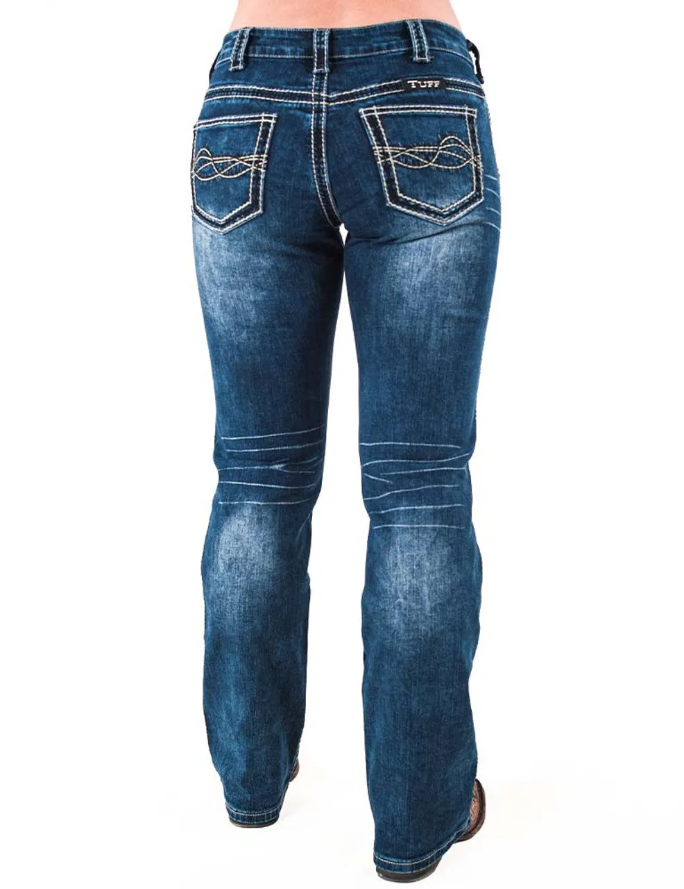 Cowgirl Tuff Ladies Jeans - Mid Rise - Triumph