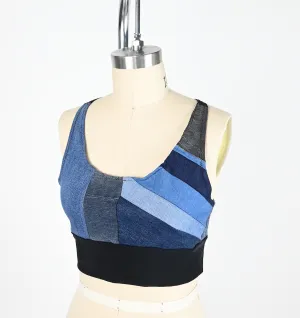 Denim Sports Bra (multiple sizes available)