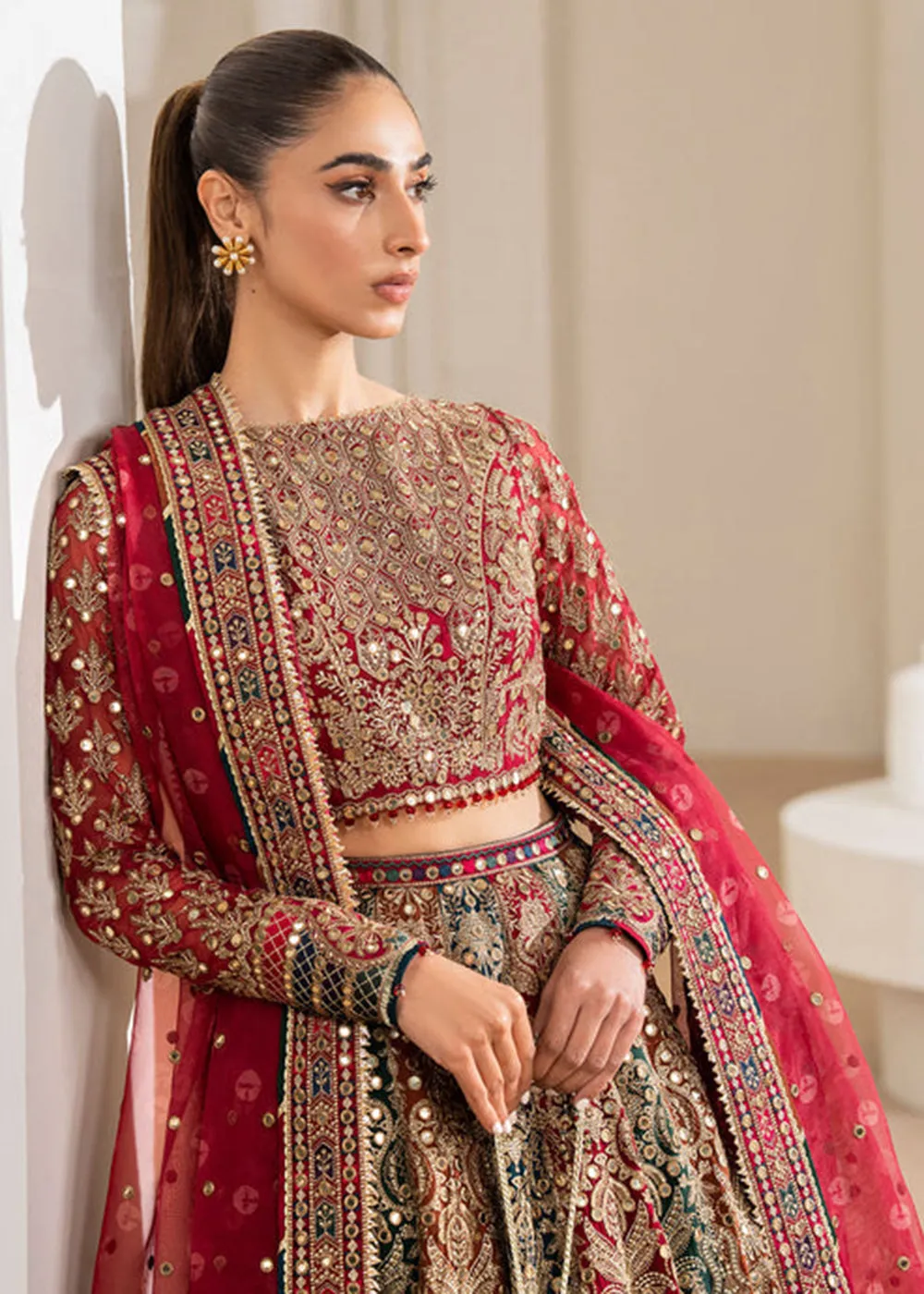 Embroidered Chiffon Wedding Formals '24 by Jazmin | UC-3025