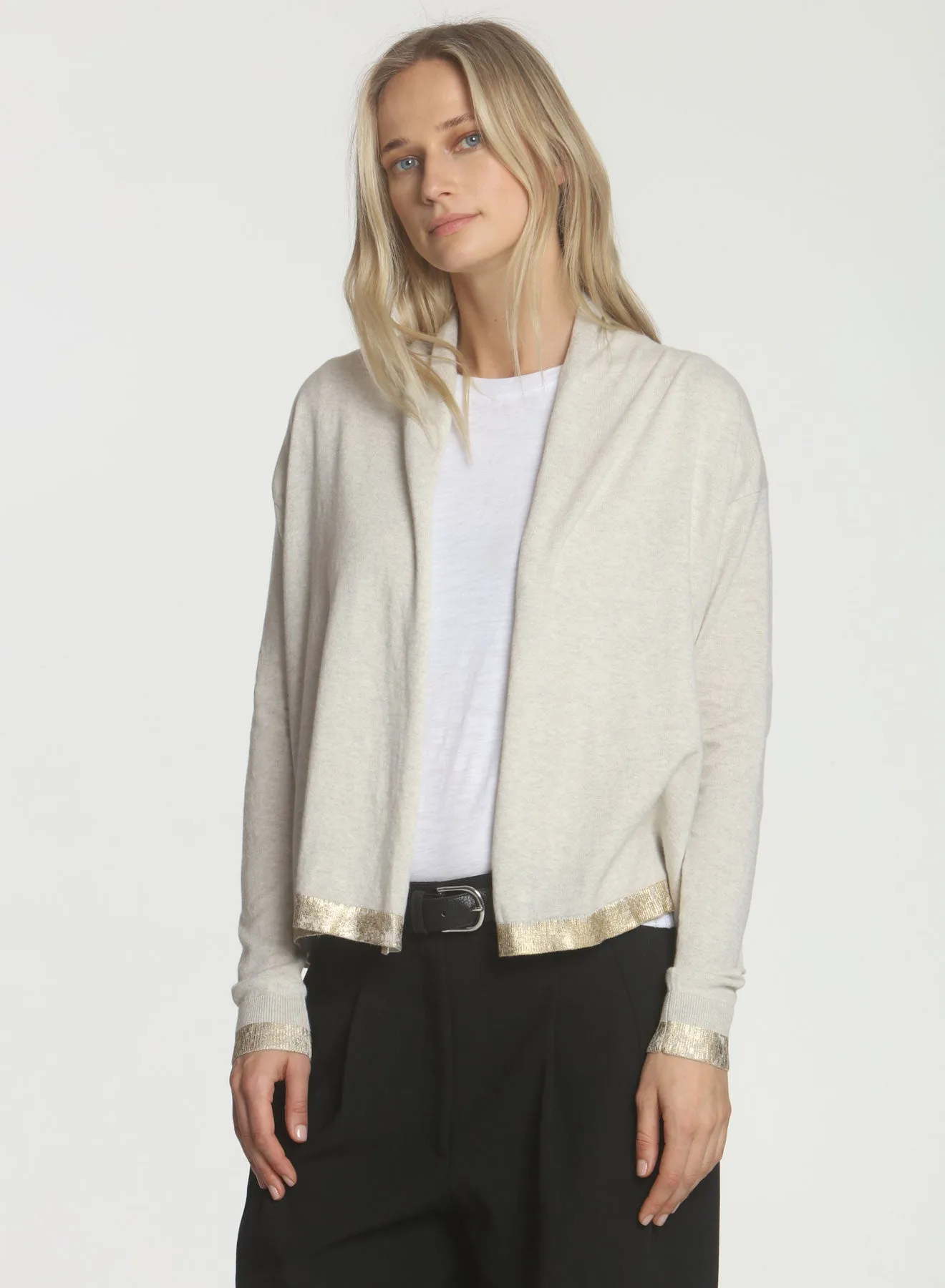 Goldie Cardigan - Stone