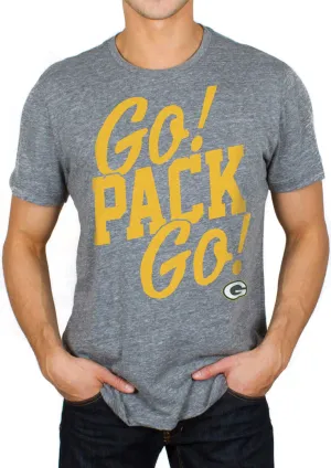 Green Bay Packers Go Pack Go Men's Gray Shirt