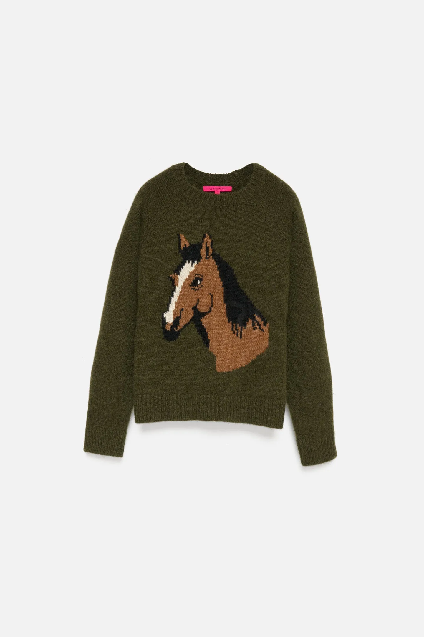 Horsey Raglan Crew