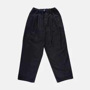 Kappy - Two Tuck Wide Denim Pants Deep Indigo