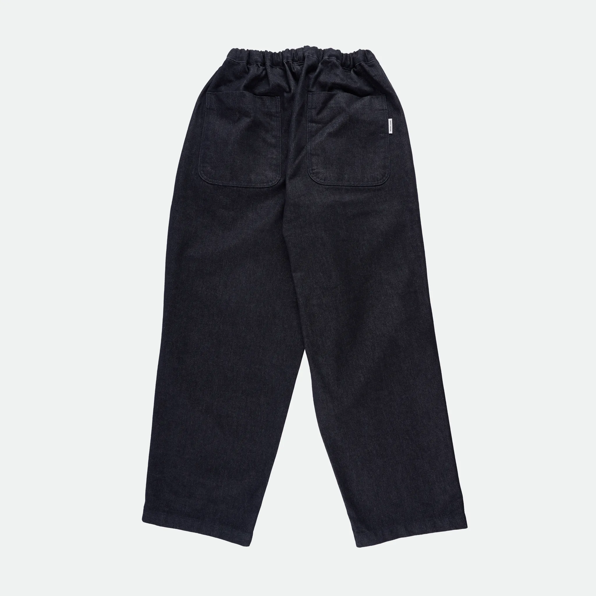 Kappy - Two Tuck Wide Denim Pants Deep Indigo