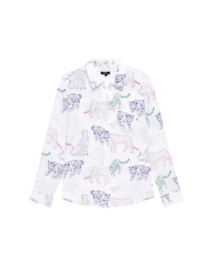 Kate Jewel Wildcats Silk Shirt