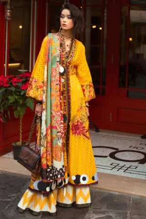 Élan Luxury Lawn Collection 2019 – EL-06 A (CARICIA)