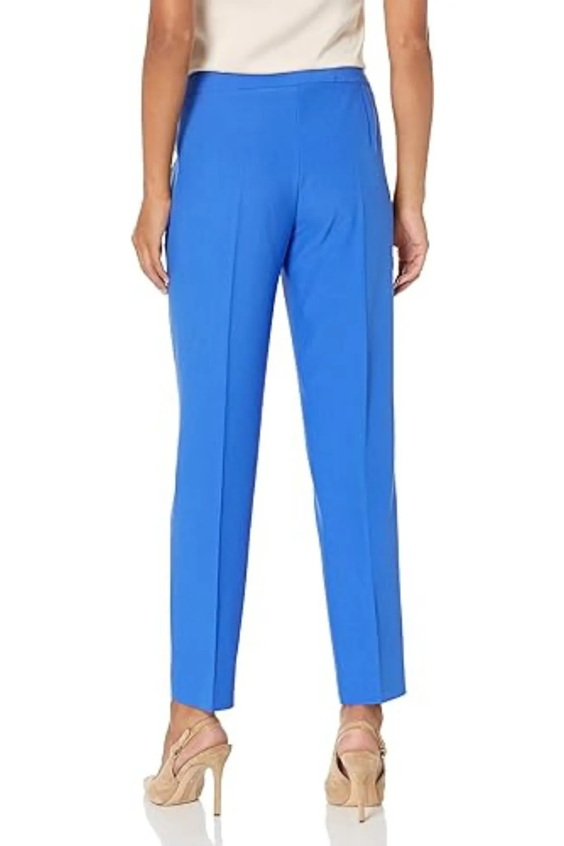 Le Suit Petite Stretch Crepe One Button Pantsuit