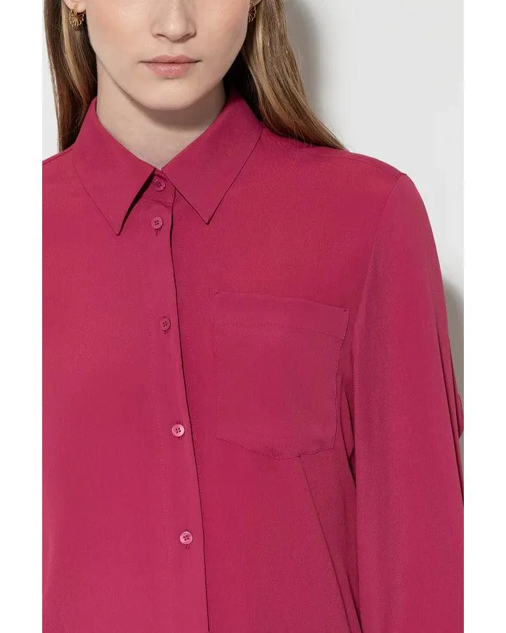 Luisa Cerano Silk Blend Shirt Blouse