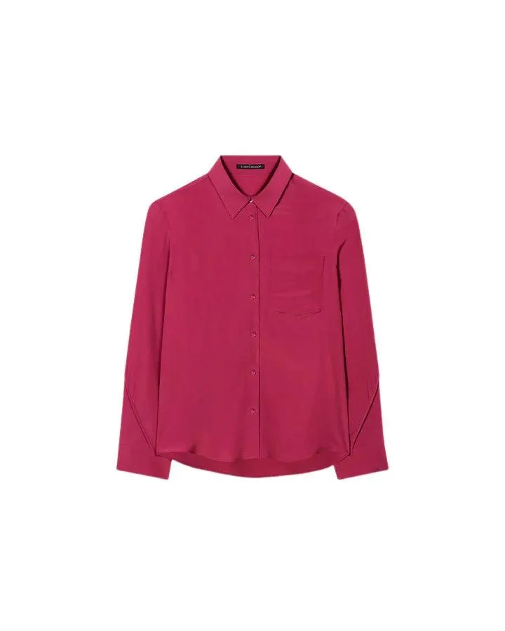 Luisa Cerano Silk Blend Shirt Blouse