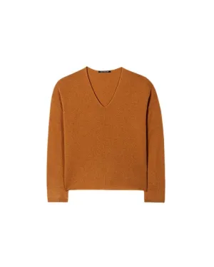 Luisa Cerano V-Neck Cashmere Blend Sweater