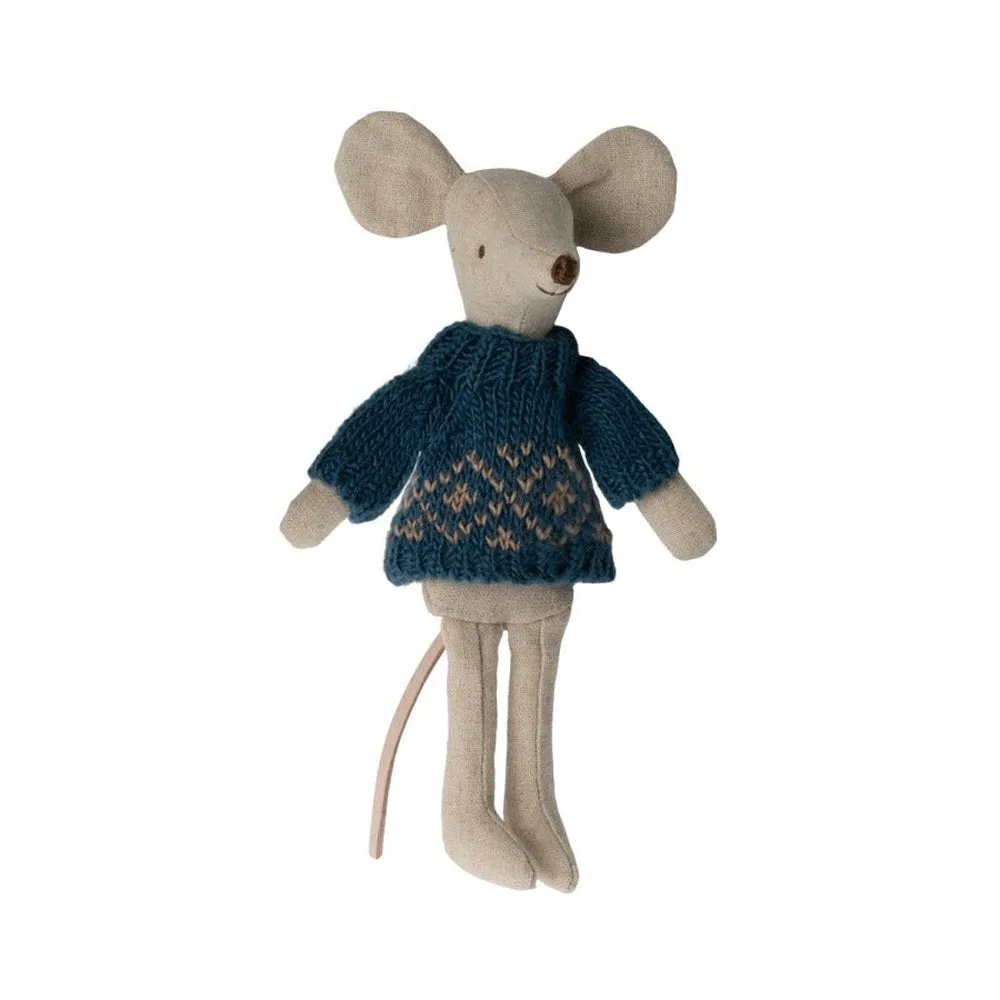 Maileg dad mouse clothes - knitted sweater