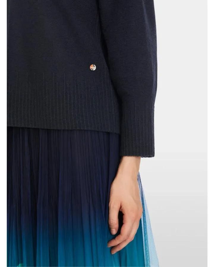 Marc Cain Cashmere Blend Sweater Midnight