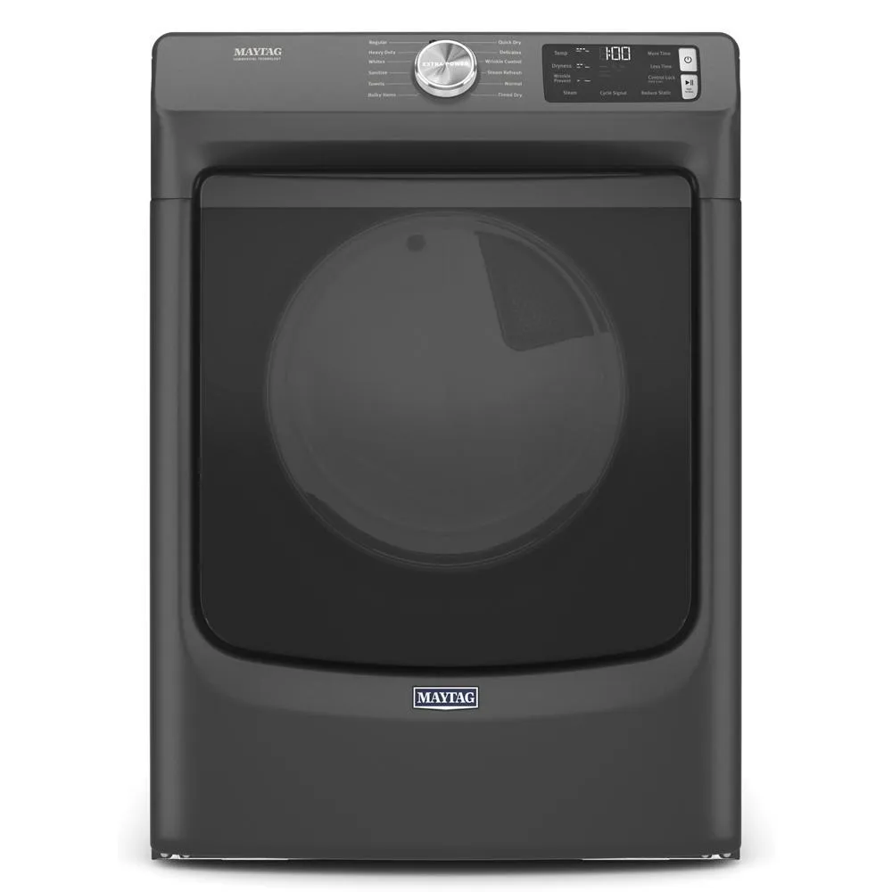 Maytag MGD6630MBK Front Load Gas Dryer with Extra Power and Quick Dry Cycle - 7.3 cu. ft.