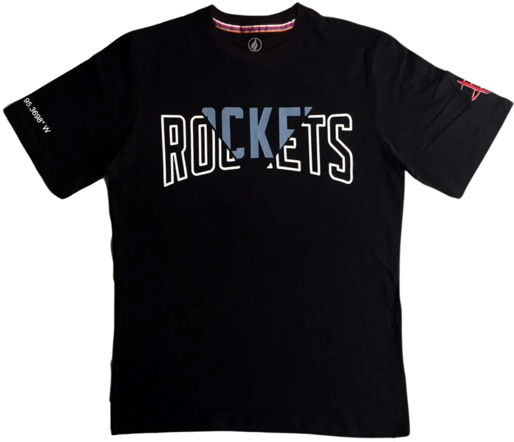 Men's Houston Rockets Fisll V-Sliced T-Shirt