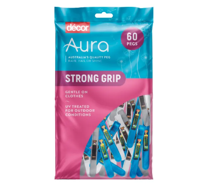 Pegs Strong Grip, 60 pk