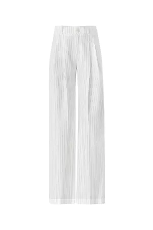 Piltover Straight Wide Leg Twill Pants