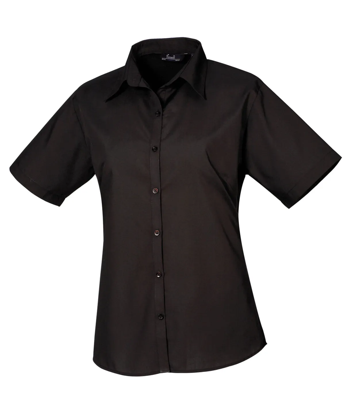 PR302 - Women's Short Sleeve Poplin Blouse