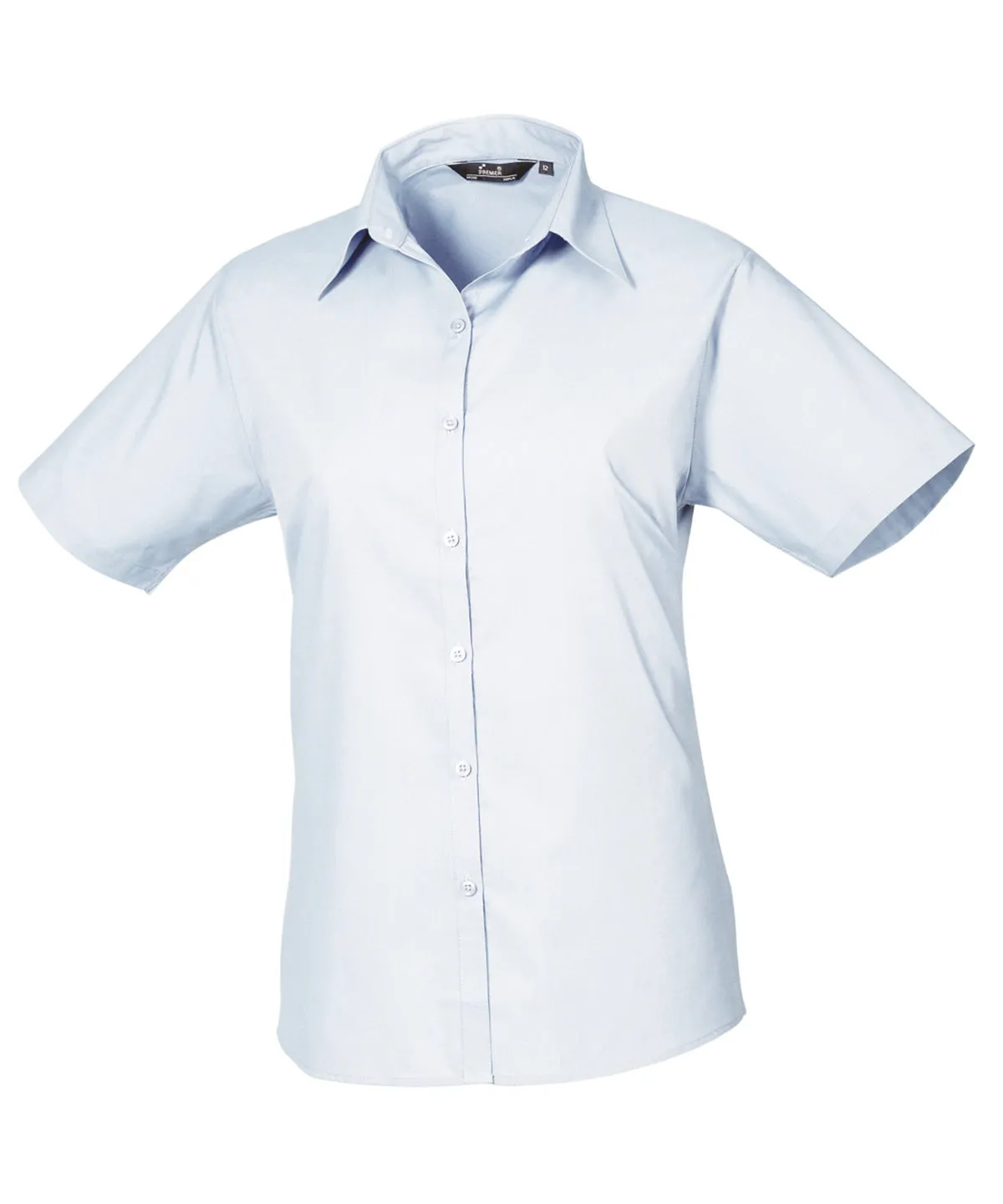 PR302 - Women's Short Sleeve Poplin Blouse