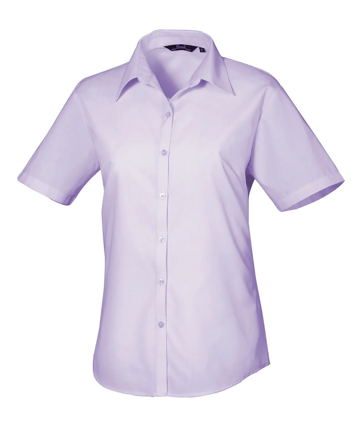 PR302 - Women's Short Sleeve Poplin Blouse