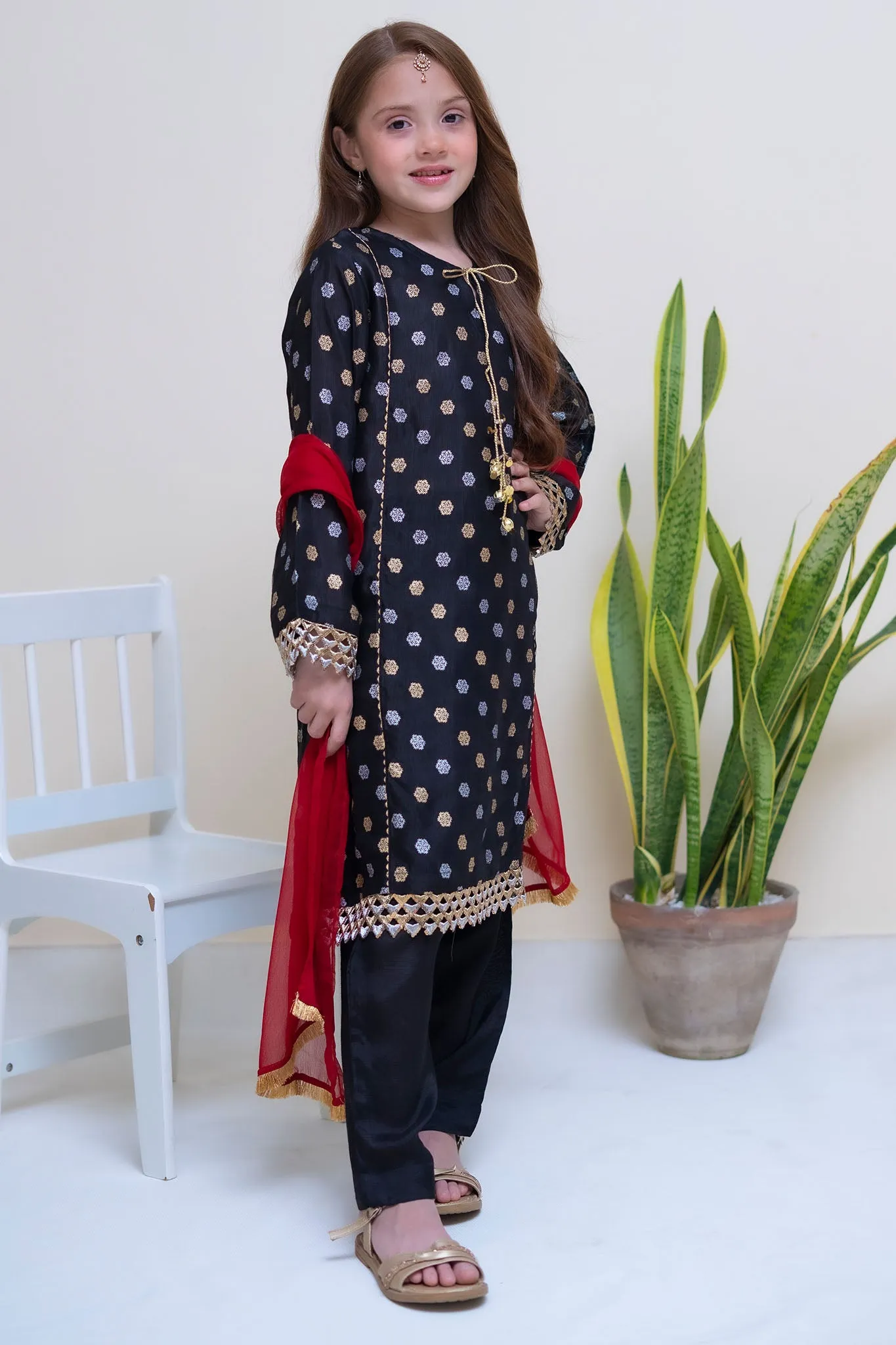 Shanzey Stitched 3 Piece Festive Emb Silk Vol-02 Collection'2024-SHK-2303