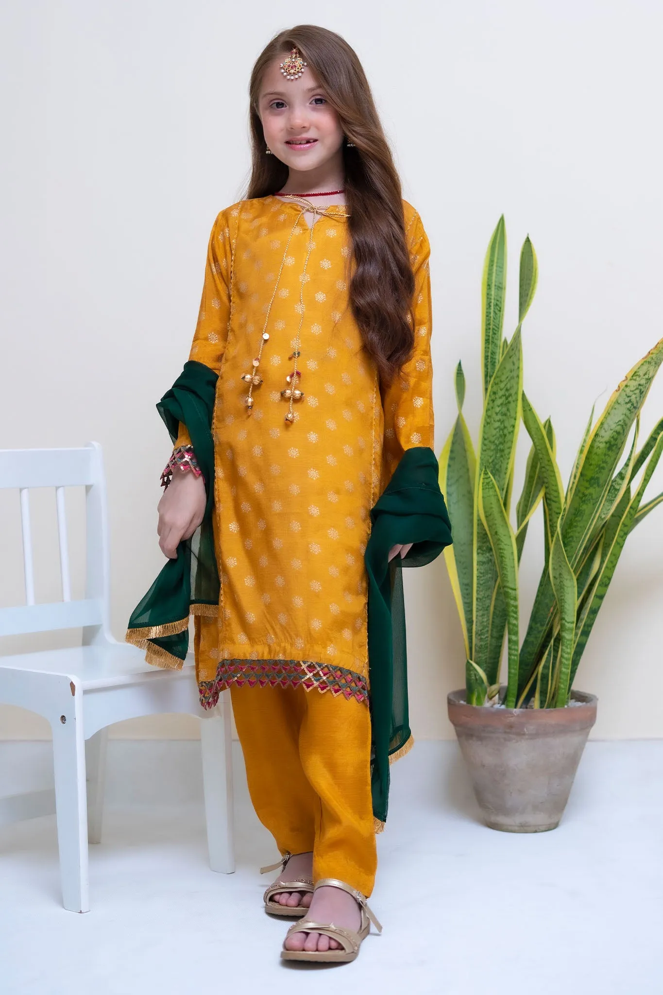 Shanzey Stitched 3 Piece Festive Emb Silk Vol-02 Collection'2024-SHK-2305