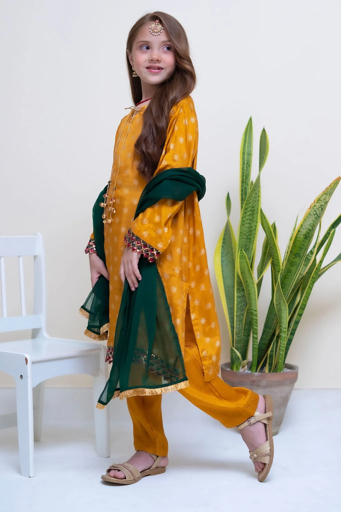 Shanzey Stitched 3 Piece Festive Emb Silk Vol-02 Collection'2024-SHK-2305