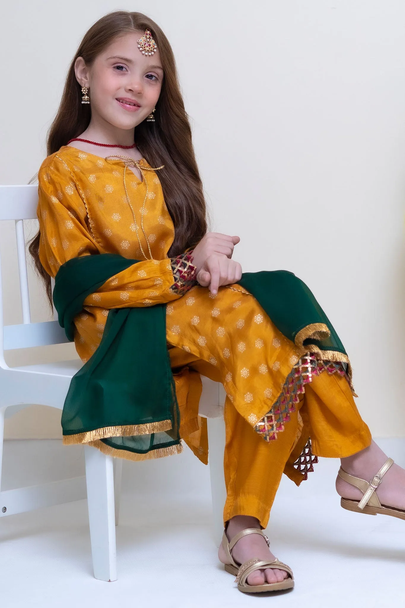 Shanzey Stitched 3 Piece Festive Emb Silk Vol-02 Collection'2024-SHK-2305