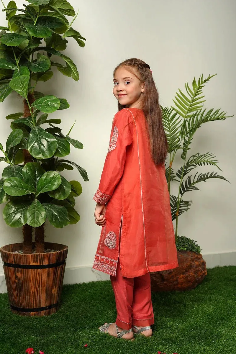 Shanzey Stitched 3 Piece Kids Eid Formals Collection'2023-SHK-1201