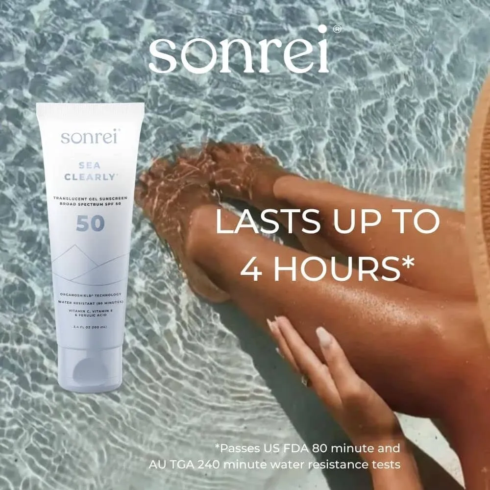 Sonrei Sea Clearly SPF 50 Clear Sunscreen Gel