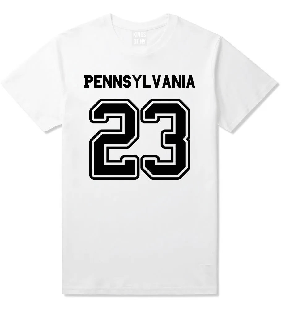 Sport Style Pennsylvania 23 Team State Jersey Mens T-Shirt