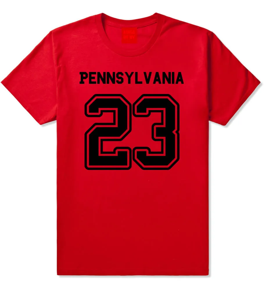 Sport Style Pennsylvania 23 Team State Jersey Mens T-Shirt