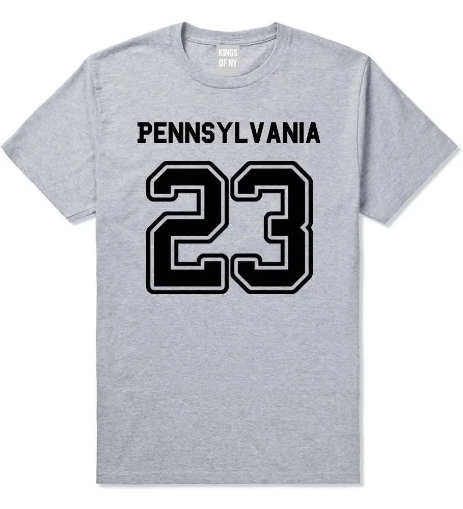 Sport Style Pennsylvania 23 Team State Jersey Mens T-Shirt