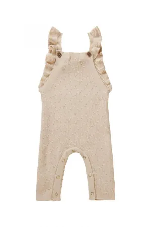 The Chantilly Dungaree - Whitecap - BABY