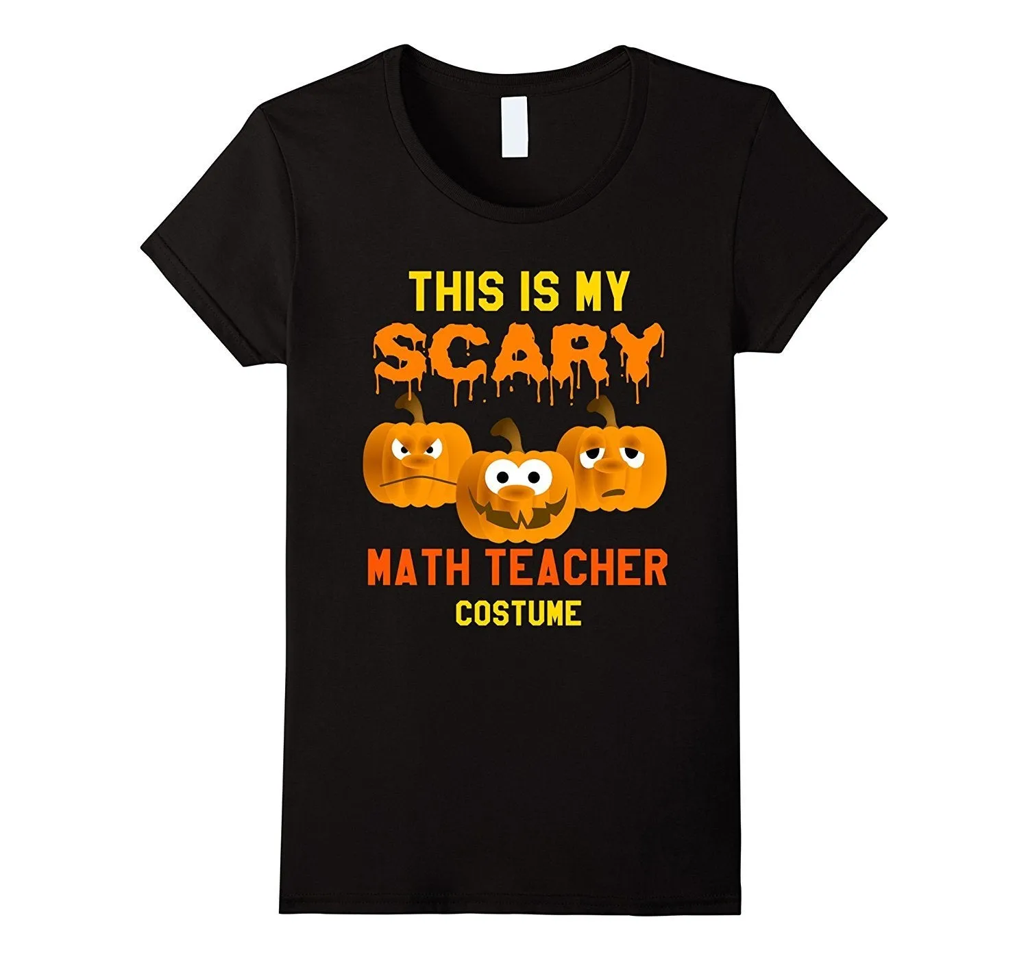 This Is My Scary Math Teacher Costume Halloween T-Shirt